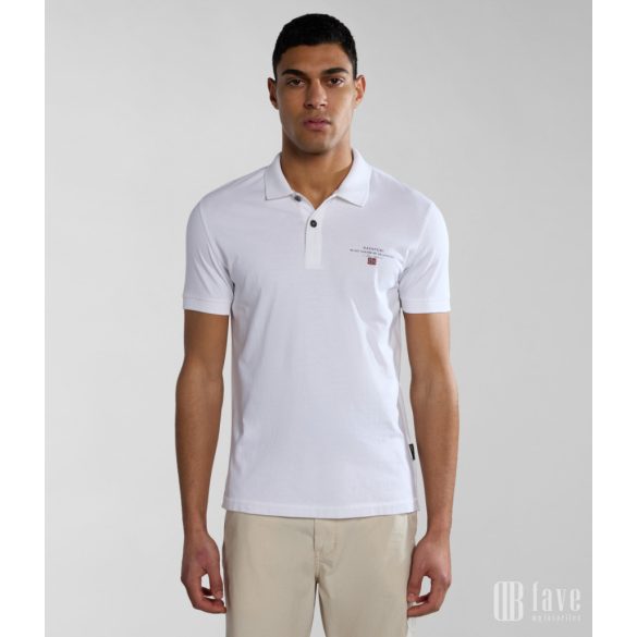 Napapijri ● Elbas Jersey ● fehér rövid ujjú piké póló