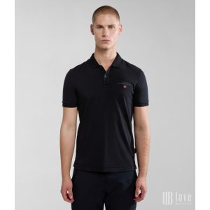 Napapijri ● Elbas Jersey ● fekete rövid ujjú piké póló