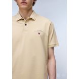 Napapijri ● Elbas Jersey ● világos drapp rövid ujjú piké póló