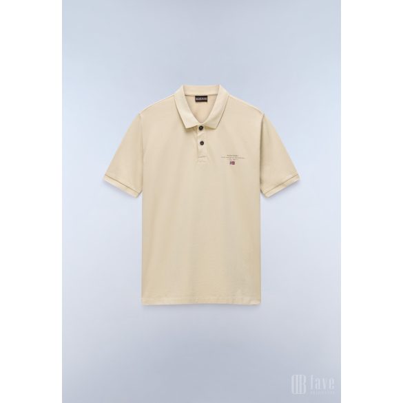 Napapijri ● Elbas Jersey ● világos drapp rövid ujjú piké póló