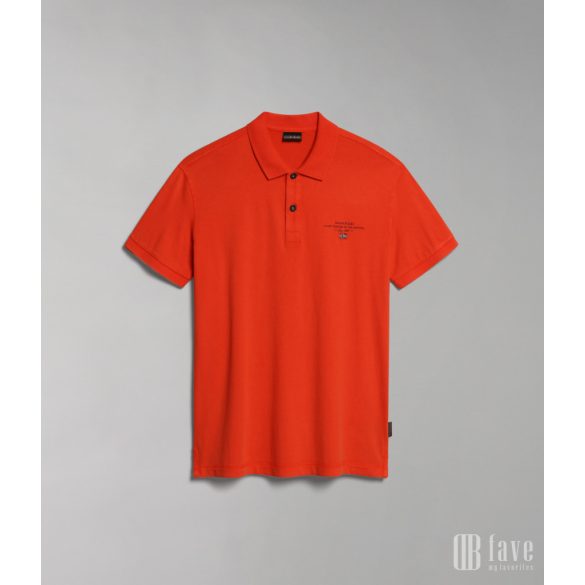 Napapijri ● Elbas Jersey ● piros rövid ujjú piké póló