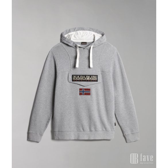 Napapijri ● Burgee S ● szürke kapucnis pulóver