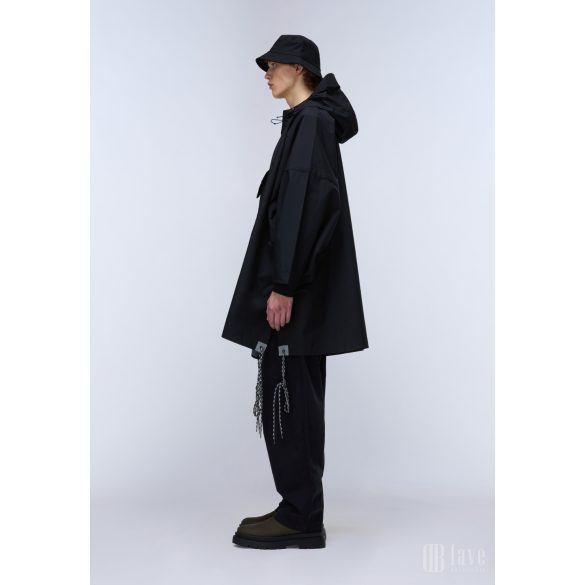 Napapijri ● Raincape ● fekete kapucnis dzseki 