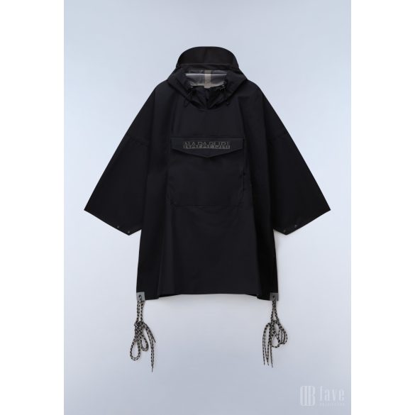 Napapijri ● Raincape ● fekete kapucnis dzseki 