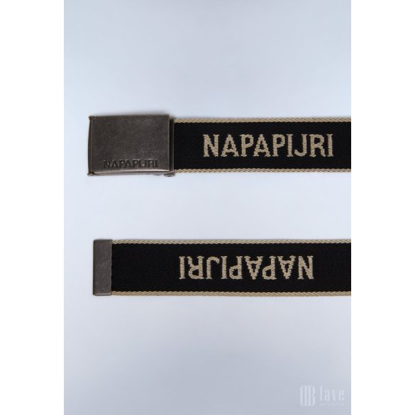 Napapijri ● Orion ● feliratos fekete textil öv 
