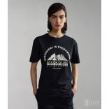 Napapijri ● S-Shetland ● fekete mintás rövid ujjú póló