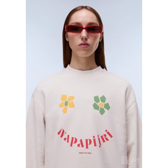 Napapijri ● Antimony ● törtfehér környakas pulóver