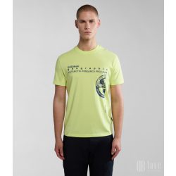   Napapijri ● S-Manta ● élénksárga mintás rövid ujjú póló