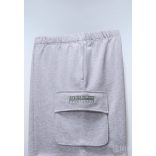 Napapijri ● N-Box Cargo ● szürke melange pamut bermuda