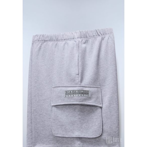 Napapijri ● N-Box Cargo ● szürke melange pamut bermuda