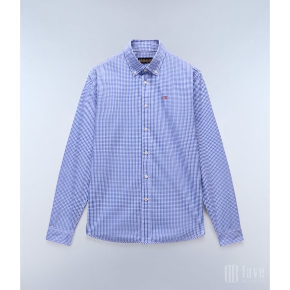 Napapijri ● G-Terra ● kék kockás hosszú ujjú ing