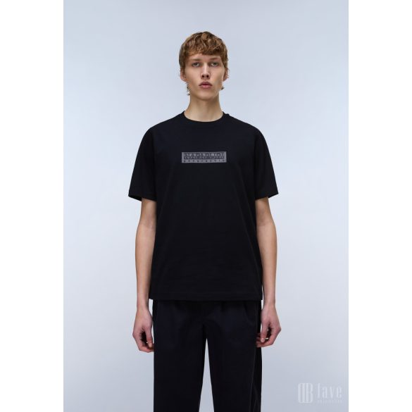 Napapijri ● S-Box Logo ● fekete rövid ujjú póló