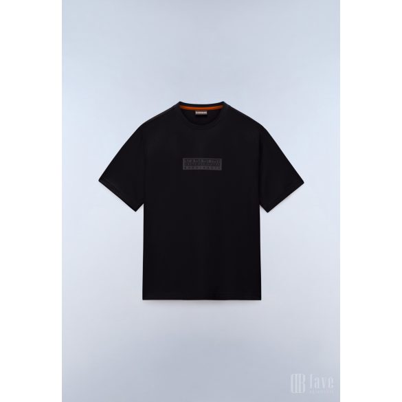 Napapijri ● S-Box Logo ● fekete rövid ujjú póló