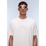 Napapijri ● S-Box Logo ● törtfehér rövid ujjú póló