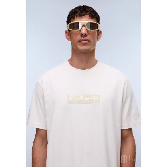 Napapijri ● S-Box Logo ● törtfehér rövid ujjú póló