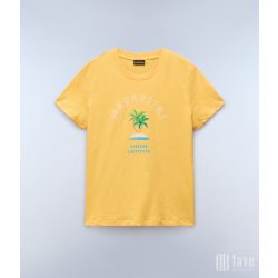 Napapijri ● S-Fete ● sárga mintás rövid ujjú póló