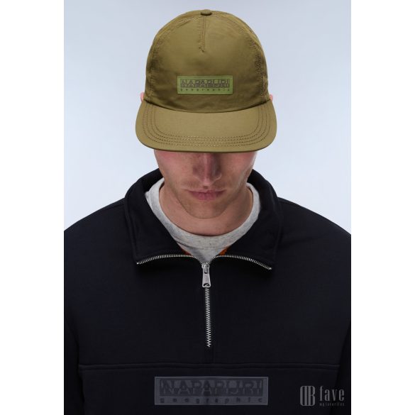 Napapijri ● F-Box Logo Cap ● khakizöld baseballsapka