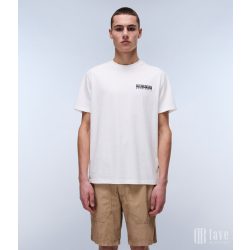   Napapijri ● S-Vignoni Back ● törtfehér mintás rövid ujjú póló