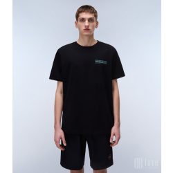   Napapijri ● S-Vignoni Back ● fekete mintás rövid ujjú póló