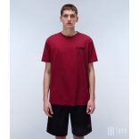 Napapijri ● S-Vignoni Back ● bordó mintás rövid ujjú póló