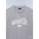 Napapijri ● S-Funes ● szürke melange feliratos rövid ujjú póló