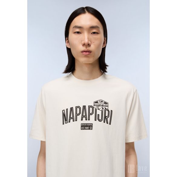 Napapijri ● S-Funes ● törtfehér feliratos rövid ujjú póló