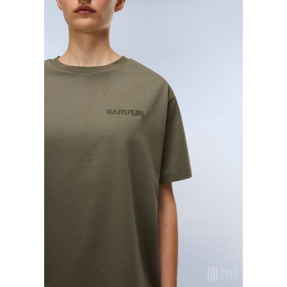 Napapijri ● Campido ● szürkészöld mintás rövid ujjú póló