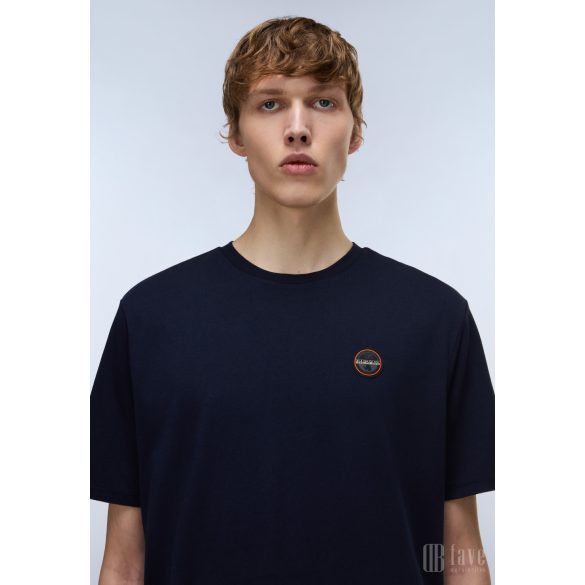 Napapijri ● S- Badge ● sötétkék rövid ujjú póló