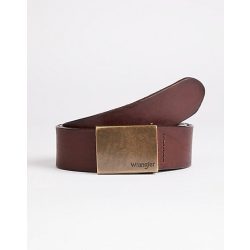 Wrangler ● Plate Buckle Belt ● barna bőröv