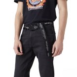 Wrangler ● Logo Webbing Belt ● fekete textil öv