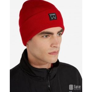 Wrangler ● Basic Beanie ● piros kötött sapka