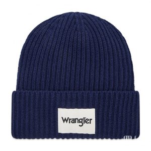 Wrangler ● Rib Beanie ● sötétkék kötött sapka