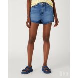 Wrangler ● Festival Short ● kék koptatott farmersort (high rise)