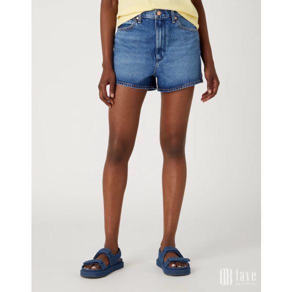 Wrangler ● Festival Short ● kék koptatott farmersort (high rise)