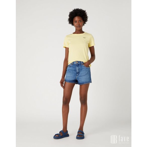 Wrangler ● Festival Short ● kék koptatott farmersort (high rise)