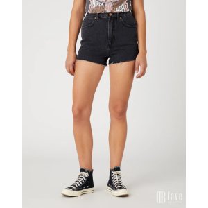 Wrangler ● Festival Short ● fekete farmersort (high rise)