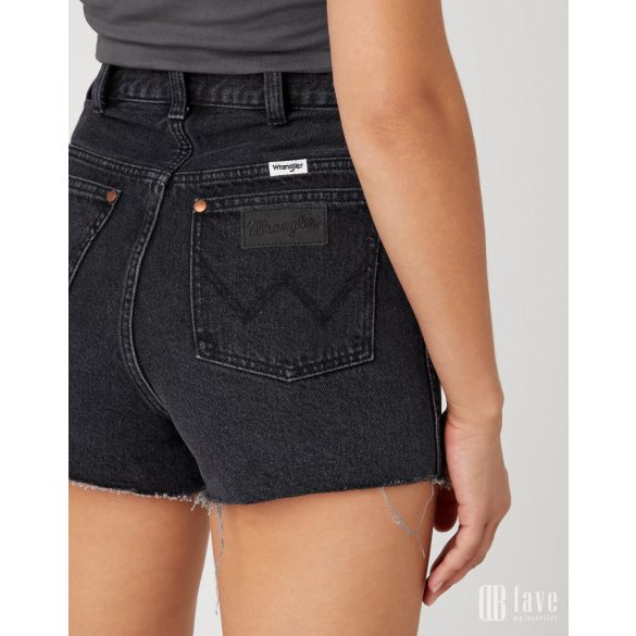 Wrangler ● Festival Short ● fekete farmersort (high rise)