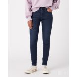 Wrangler ● High Rise Skinny ● sötétkék farmernadrág