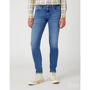 Wrangler ● Skinny ● világoskék koptatott farmernadrág