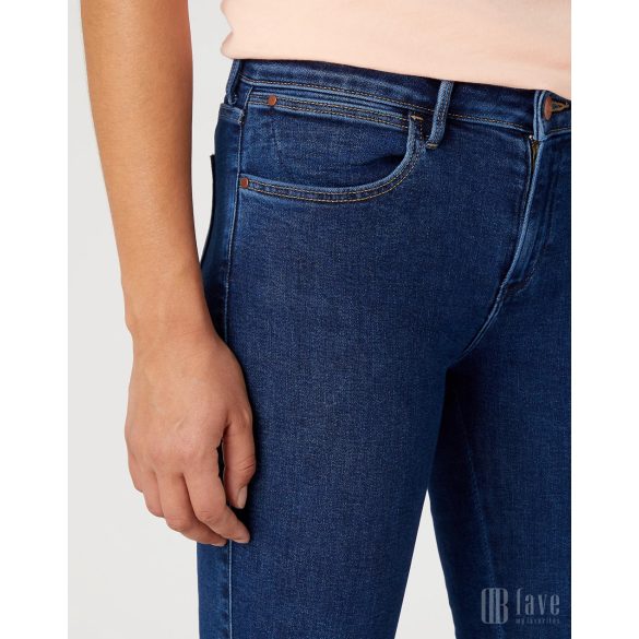 Wrangler ● Skinny ● sötétkék koptatott farmernadrág