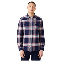   Wrangler ● LS Western Shirt ● mályva kockás hosszú ujjú ing