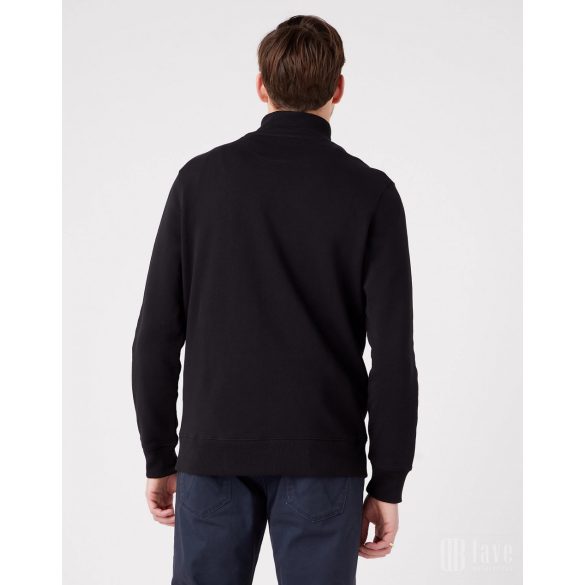 Wrangler ● Funnel Neck Zip ● fekete kardigán