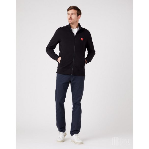 Wrangler ● Funnel Neck Zip ● fekete kardigán