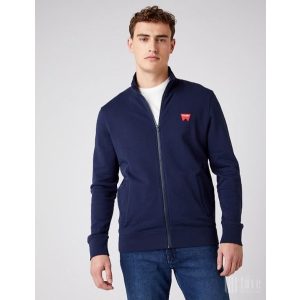 Wrangler ● Funnel Neck Zip ● sötétkék kardigán