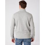 Wrangler ● Funnel Neck Zip ● szürke melange kardigán