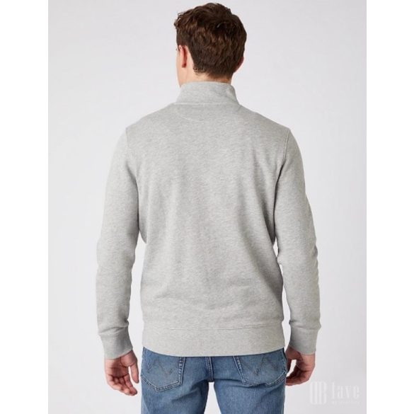 Wrangler ● Funnel Neck Zip ● szürke melange kardigán