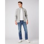 Wrangler ● Funnel Neck Zip ● szürke melange kardigán