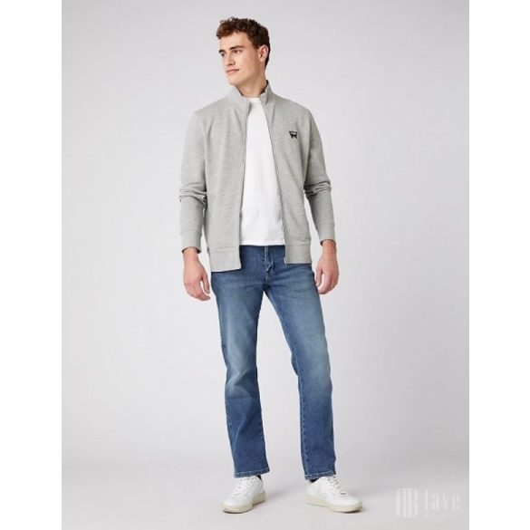 Wrangler ● Funnel Neck Zip ● szürke melange kardigán