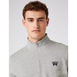 Wrangler ● Funnel Neck Zip ● szürke melange kardigán