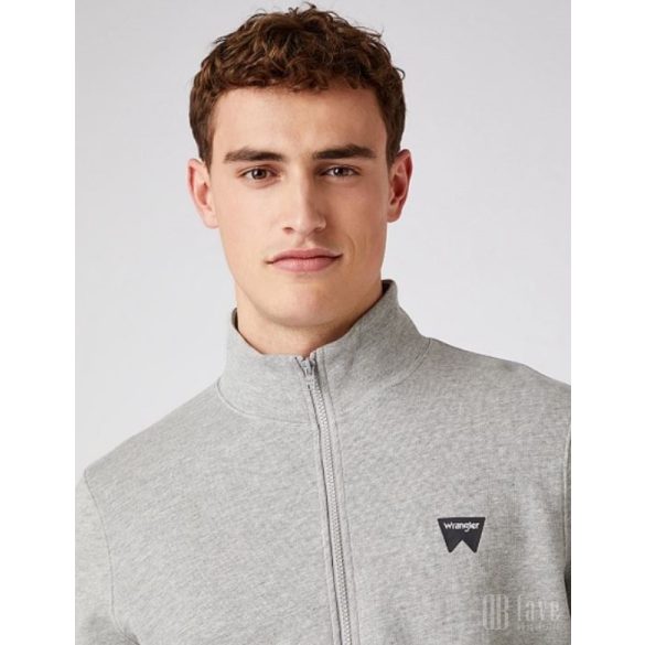 Wrangler ● Funnel Neck Zip ● szürke melange kardigán